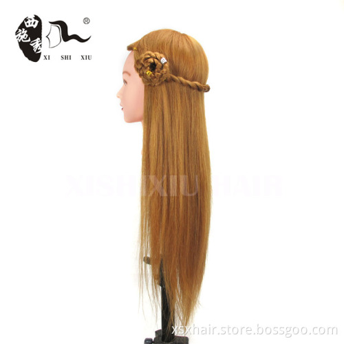 Wholesale hair training head mannequin head with training wig